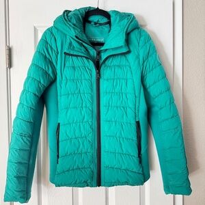 Bernardo Packable Hooded Jacket – Green L